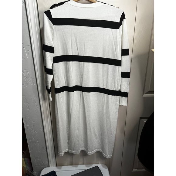 Women's Long Shein Button Down Duster Cardigan Size 0XL - Picture 3 of 6